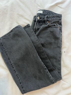 PacSun Black High-Rise Straight Leg Jeans